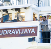 President Commissions Offshore Patrol Vessel ‘Samudravijaya’ into Sri Lanka Navy